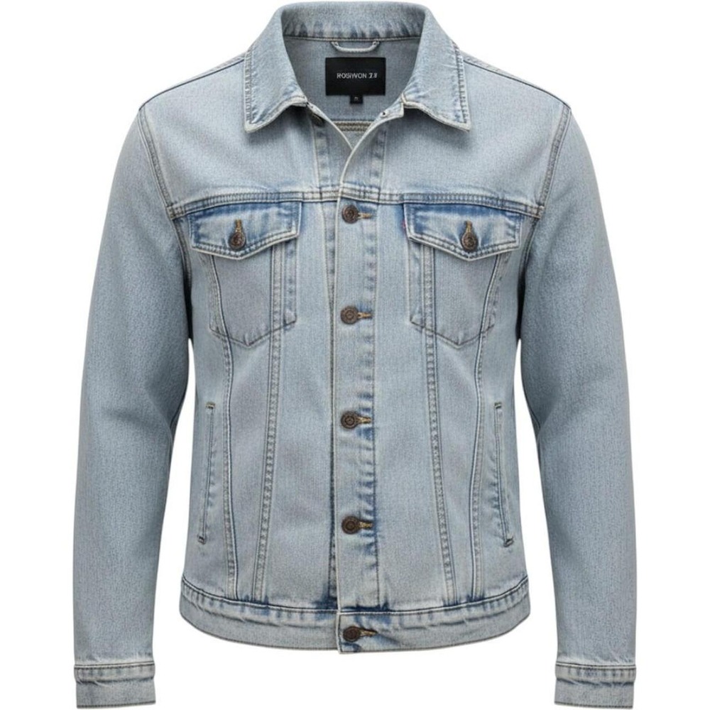 Streetwear "Nothing Really Matters" Light Wash Trucker Jacket 3XL - Picture 2 of 8